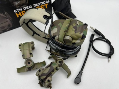 Наушники активные 6TH Gen Tactical Headset мультикам купить по привлекательной цене 18 000 ₽ - вид 3 миниатюра