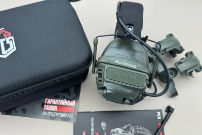 Наушники активные FCS FMA Falcon Ears Pro олива купить по привлекательной цене 27 000 ₽ - вид 1 миниатюра